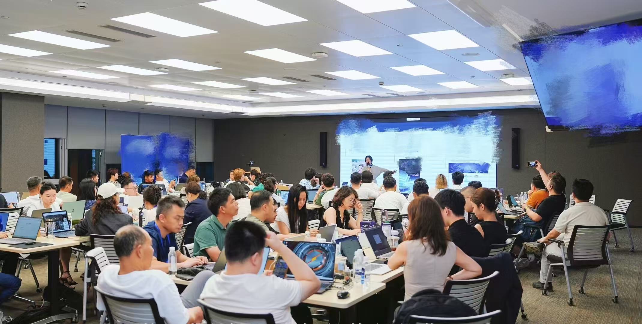 AI智能体风云实战营现场照片